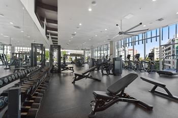 24-Hour fitness centers with state-of-the-art equipment